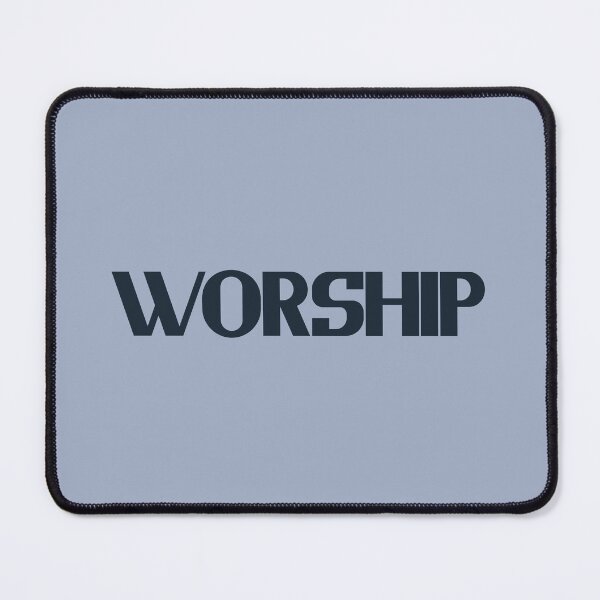 Item preview, Worship - Bold Black Text designed and sold by Chubuter.