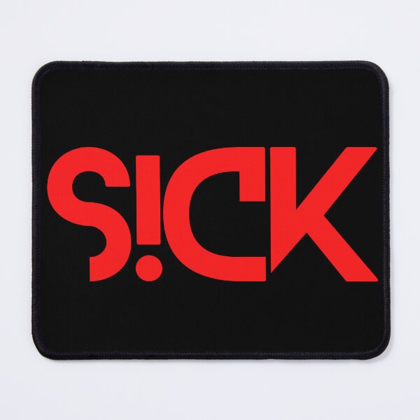Item preview, Sickick Sick Kick S!ck!ck Red designed and sold by tshirtsandme.