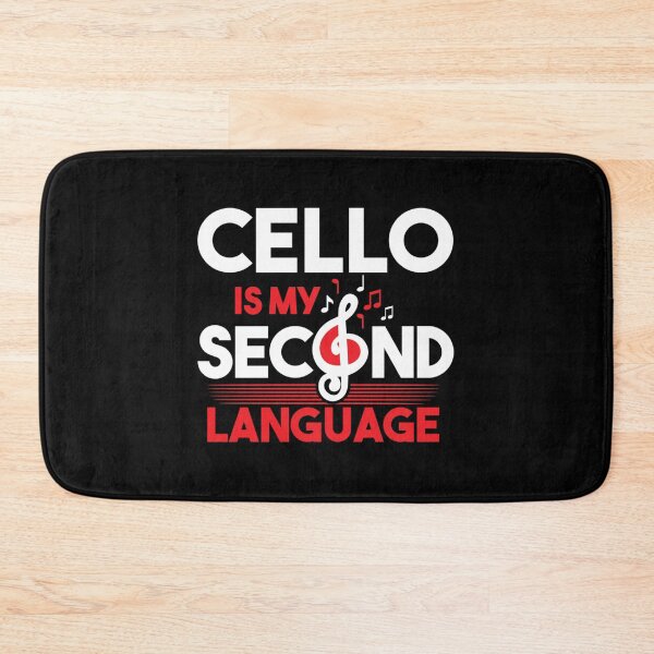 Item preview, Cello Language Zipped Hoodie designed and sold by tya99fwz45.