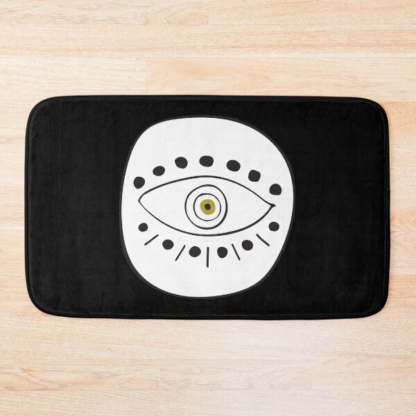 Item preview, White Evil Eye Circle "Focus" designed and sold by Mystikaa.