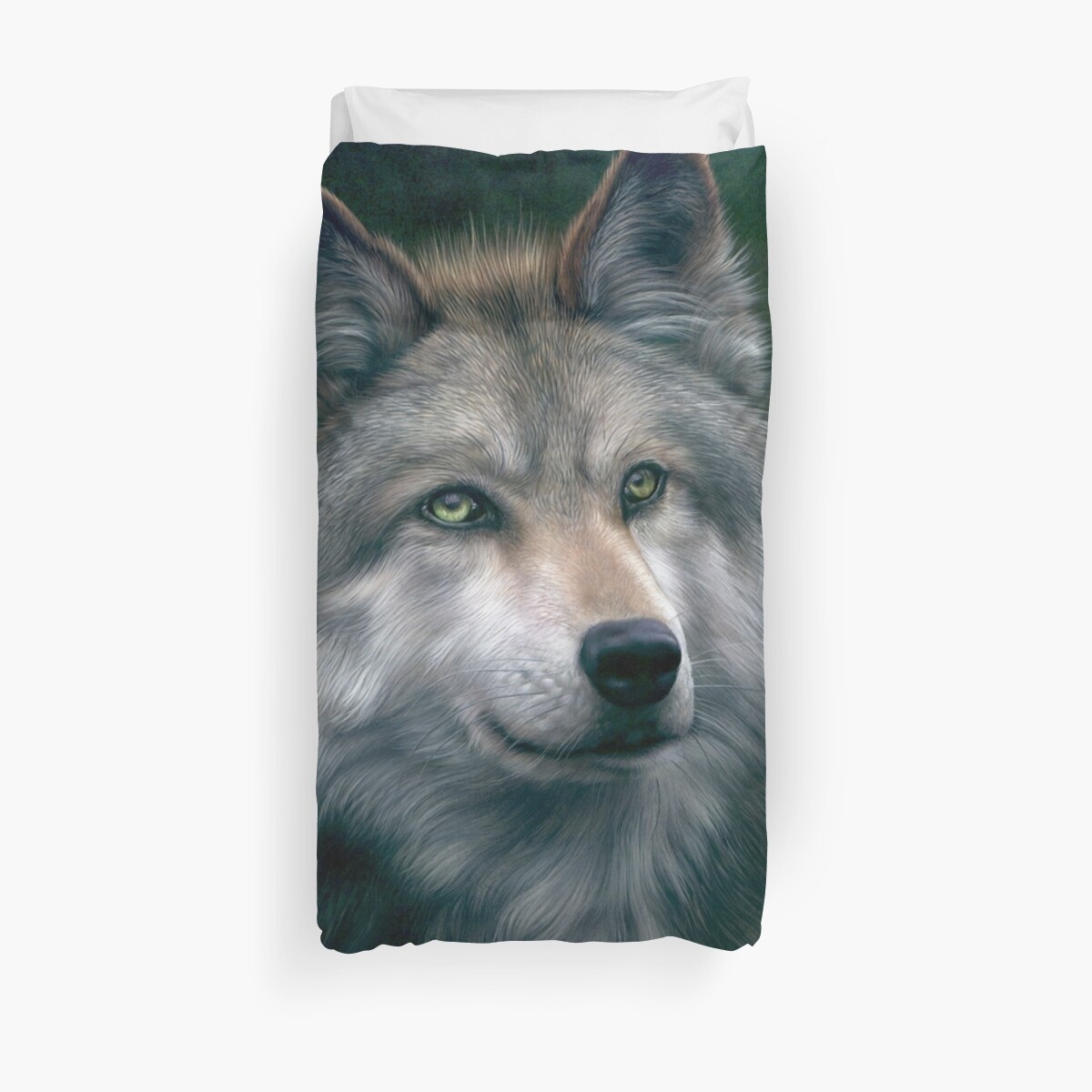 Grey Wolf Duvet Cover By Col32 Redbubble