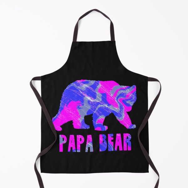 Item preview, Papa Bear Silhouette Hot Pink Abstract designed and sold by AMSonArt.