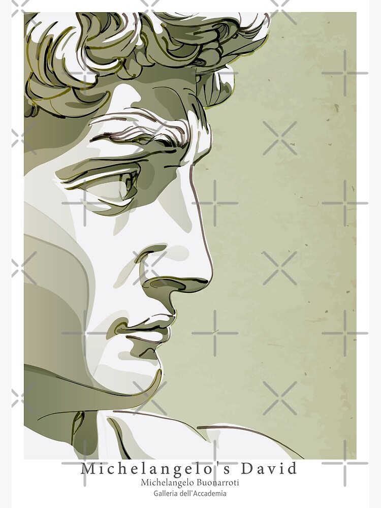 "Michelangelo's David Art Work" Art Print for Sale by DalleeLee