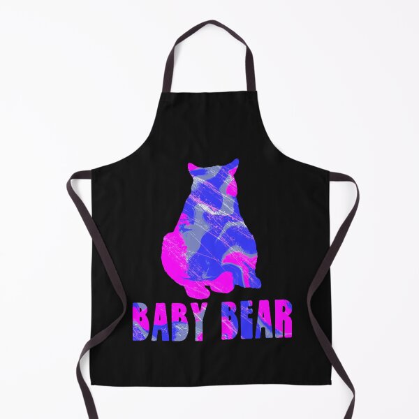 Item preview, Baby Bear Silhouette Hot Pink Abstract designed and sold by AMSonArt.