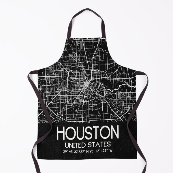 Item preview, HOUSTON TEXAS MAP MONOCHROME BLACK designed and sold by lukas69graphic.