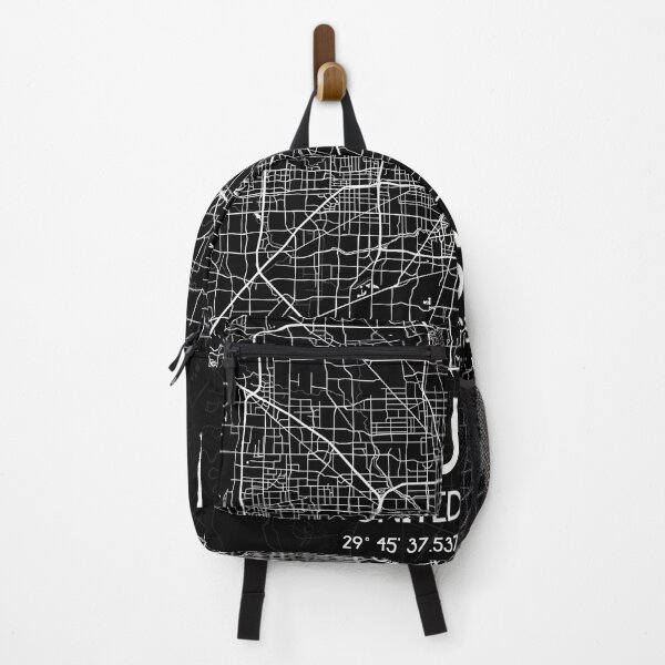 Item preview, HOUSTON TEXAS MAP MONOCHROME BLACK designed and sold by lukas69graphic.