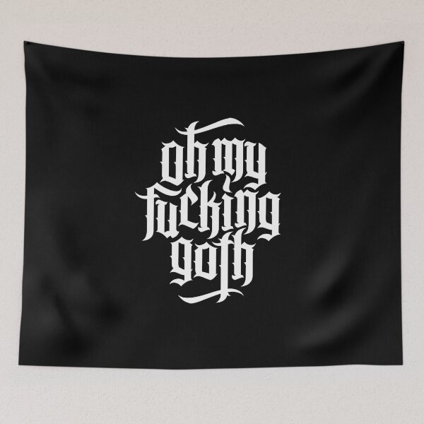 Item preview, Oh my fucking goth / OMFG No.1 (white) designed and sold by Mystic-Land.
