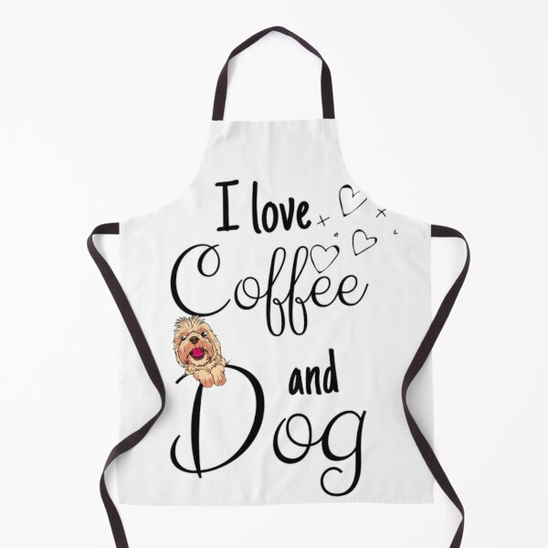 Item preview, I love coffee and dog designed and sold by Wild-Rose-.