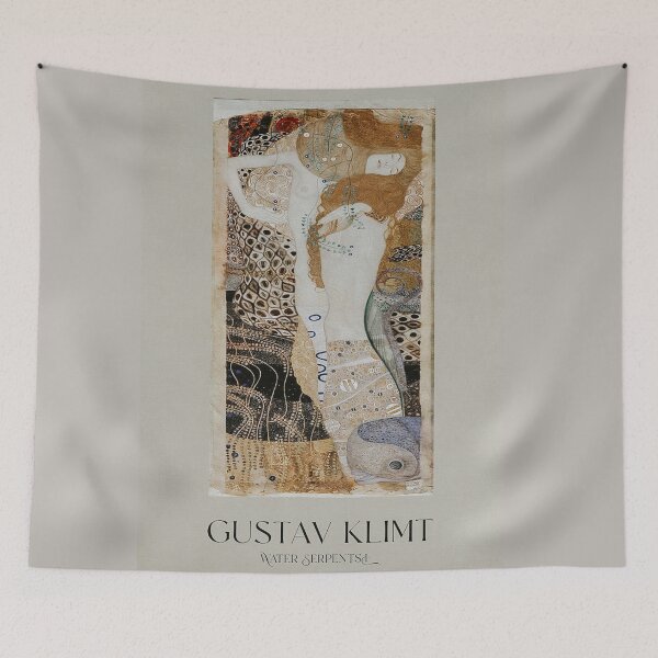 Item preview, Gustav Klimt / Water Serpents I designed and sold by apopofbeauty.