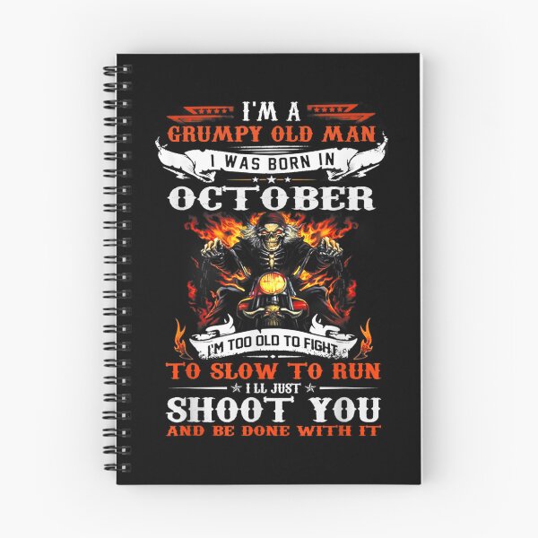 Item preview, Walk Away Im A Grumpy old man I Was born in October designed and sold by TamYork.