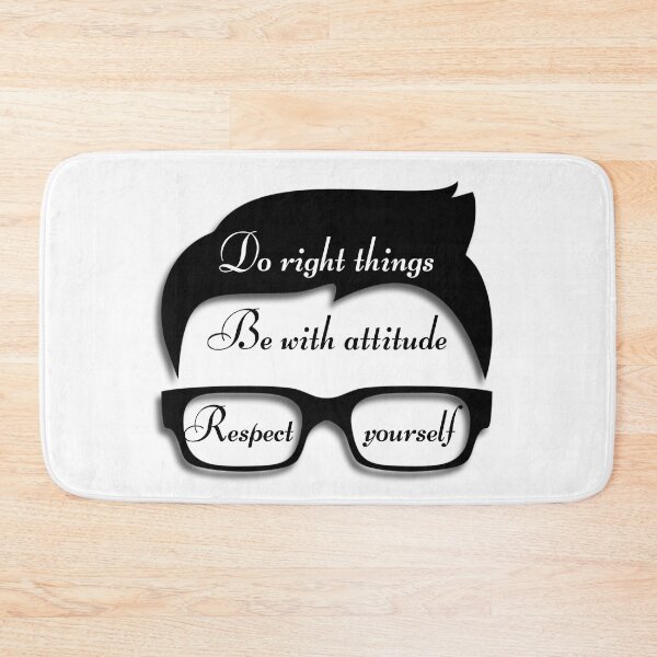 Item preview, Do right things Be with attitude Respect yourself designed and sold by DigitalArtTrend.