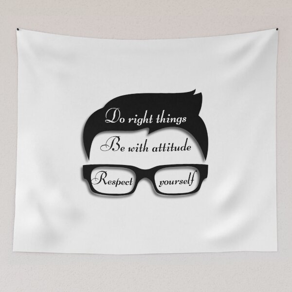 Item preview, Do right things Be with attitude Respect yourself designed and sold by DigitalArtTrend.