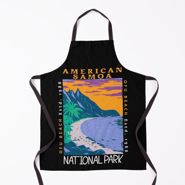 Item preview, American Samoa National Park Ofu Beach Distressed designed and sold by KrisSidDesigns.