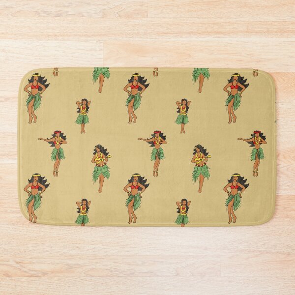 Item preview, Hawaiian Hula Dancing Girls Pattern designed and sold by HotHibiscus.