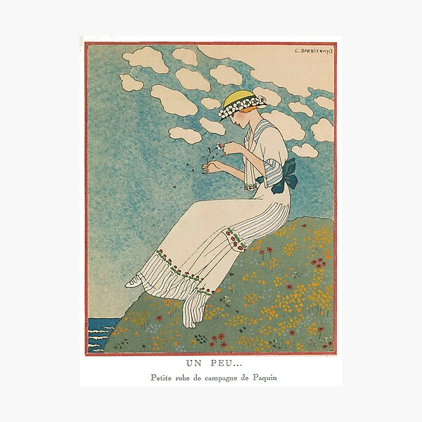 Item preview, Jeanne Paquin Fashion House by George Barbier - Vintage Art designed and sold by RickE.