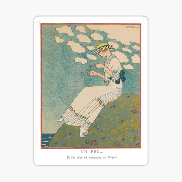 Item preview, Jeanne Paquin Fashion House by George Barbier - Vintage Art designed and sold by RickE.