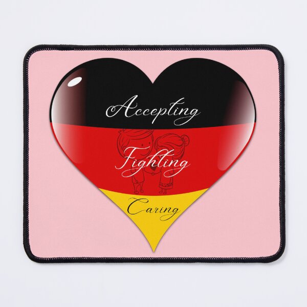 Item preview, Love - Accepting Fighting Caring designed and sold by DigitalArtTrend.