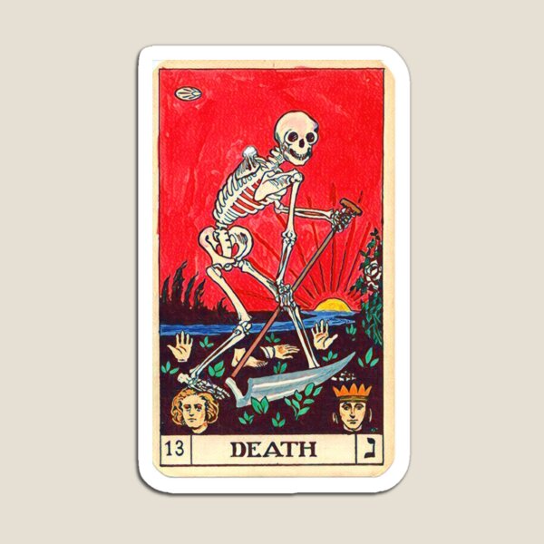 Artikel-Vorschau von "Tod", Tarotkarte Sticker, designt und verkauft von seuril.