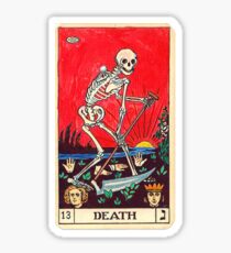 "Death", Tarot Card Sticker Sticker