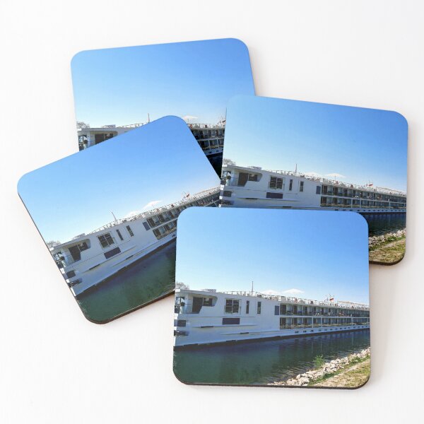 Item preview, River and River Cruise Ship in Breisach am Rhein designed and sold by Dreammkd.