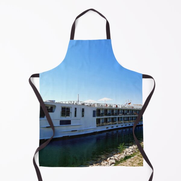 Item preview, River and River Cruise Ship in Breisach am Rhein designed and sold by Dreammkd.