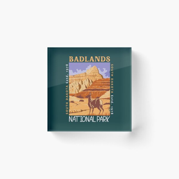 Item preview,  Badlands National Park South Dakota Distressed designed and sold by KrisSidDesigns.