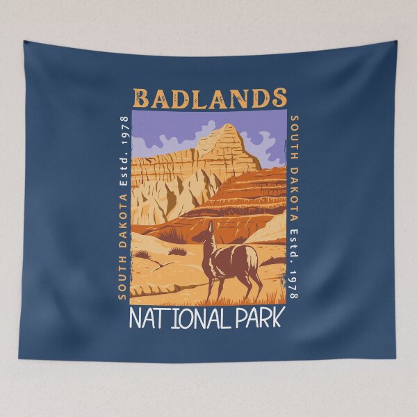 Item preview,  Badlands National Park South Dakota Distressed designed and sold by KrisSidDesigns.