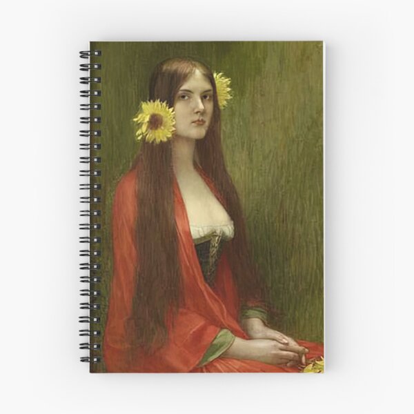 Item preview, Jeune Femme Aux Tournesols (Young Woman with Sunflowers) by Jules Joseph Lefebvre designed and sold by AestheticsXarts.