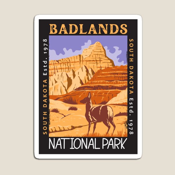 Item preview,  Badlands National Park South Dakota Distressed designed and sold by KrisSidDesigns.