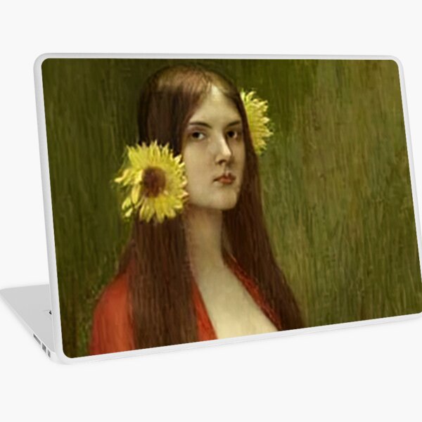 Item preview, Jeune Femme Aux Tournesols de Jules Joseph Lefebvre designed and sold by AestheticsXarts.
