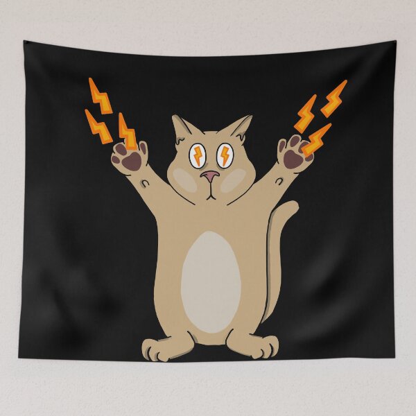 Item preview, Cat Lightning designed and sold by Keitow.