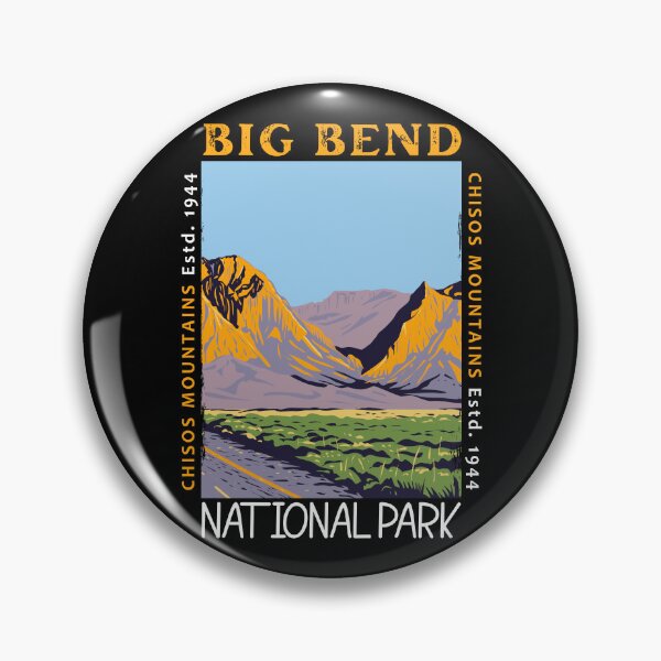 Item preview, Big Bend National Park Chisos Mountains Distressed designed and sold by KrisSidDesigns.