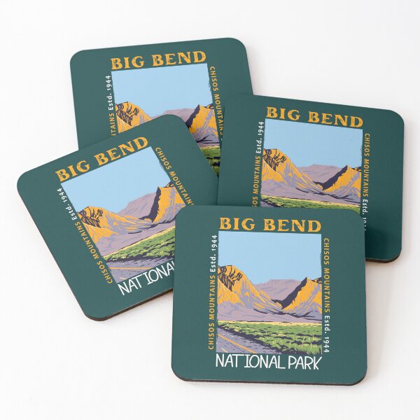 Item preview, Big Bend National Park Chisos Mountains Distressed designed and sold by KrisSidDesigns.
