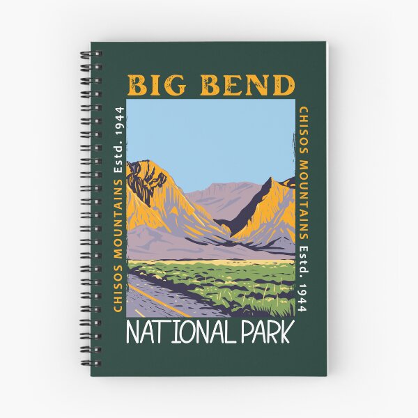 Item preview, Big Bend National Park Chisos Mountains Distressed designed and sold by KrisSidDesigns.