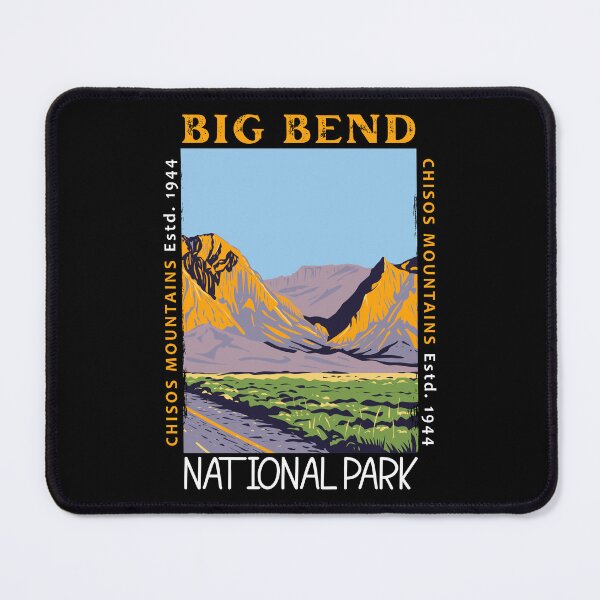 Item preview, Big Bend National Park Chisos Mountains Distressed designed and sold by KrisSidDesigns.