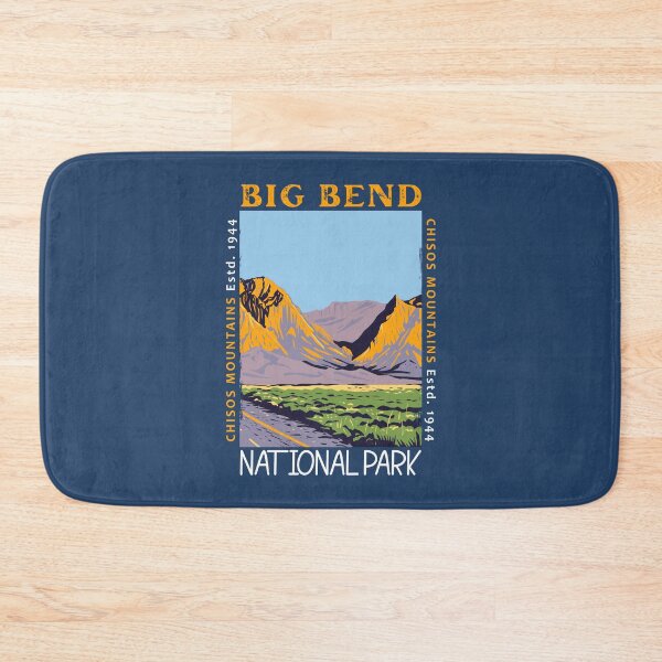Item preview, Big Bend National Park Chisos Mountains Distressed designed and sold by KrisSidDesigns.