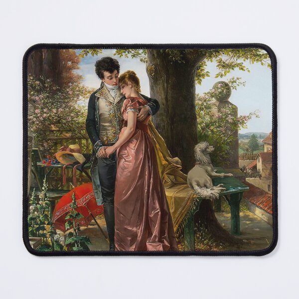 Item preview, Lovers in the Garden by Carl Wilhelm Herpfer designed and sold by AestheticsXarts.