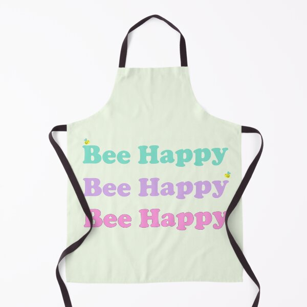 Item preview, Bee Happy, be happy pun, positive sentences designed and sold by Nini's Designs.