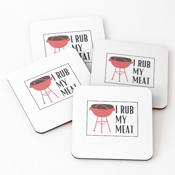 Item preview, I Rub My Meat Grilling designed and sold by BookOfE.