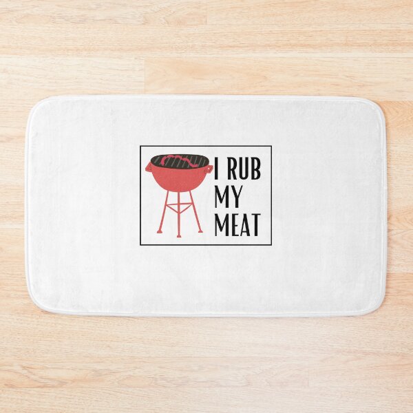 Item preview, I Rub My Meat Grilling designed and sold by BookOfE.