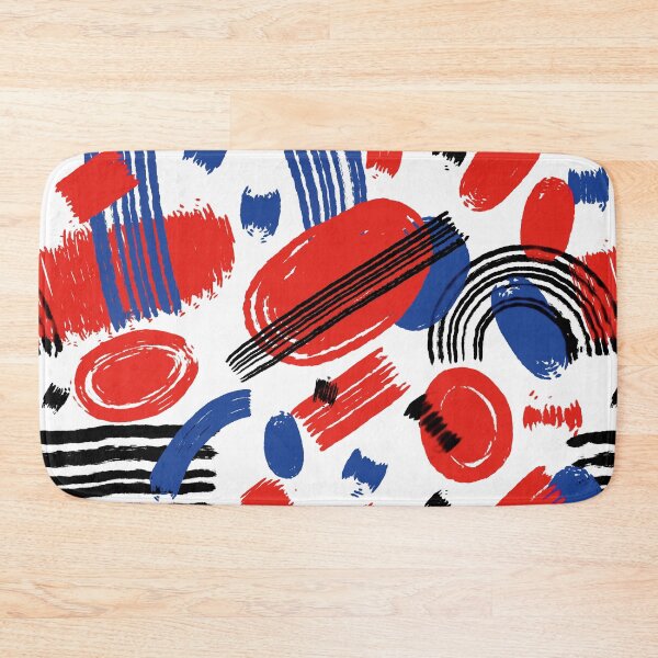 Item preview, Abstract pattern with  color blocks and stripes designed and sold by hmorena.