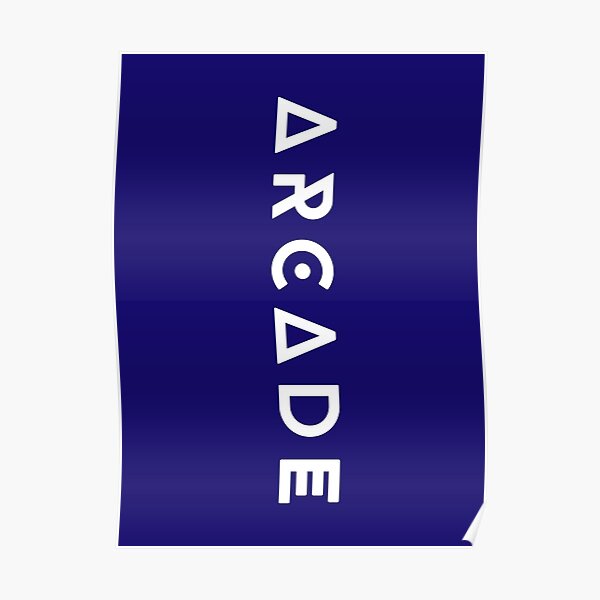 "Small town boy in a big arcade" Poster for Sale by FAKIRJ Redbubble