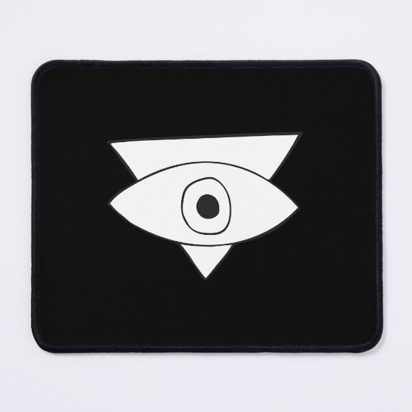 Artikelvorschau, Weißes Evil Eye Dreieck "Focus" entworfen und verkauft von Mystikaa.