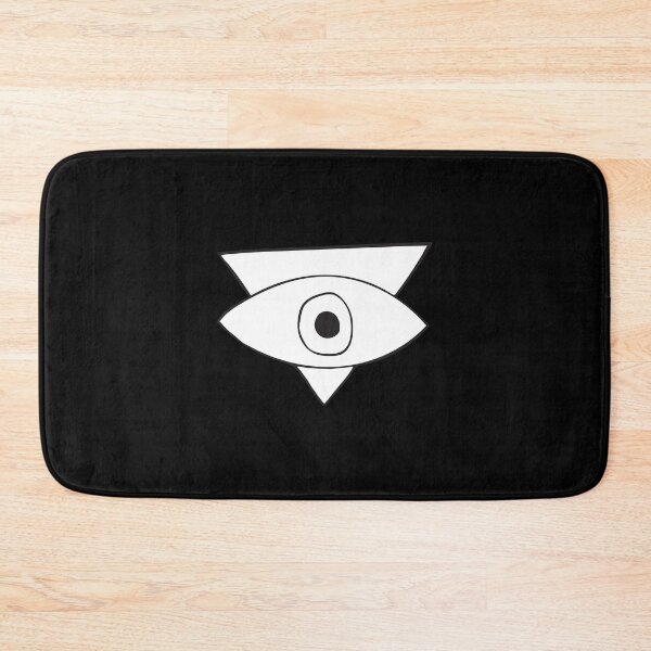 Artikelvorschau, Weißes Evil Eye Dreieck "Focus" entworfen und verkauft von Mystikaa.