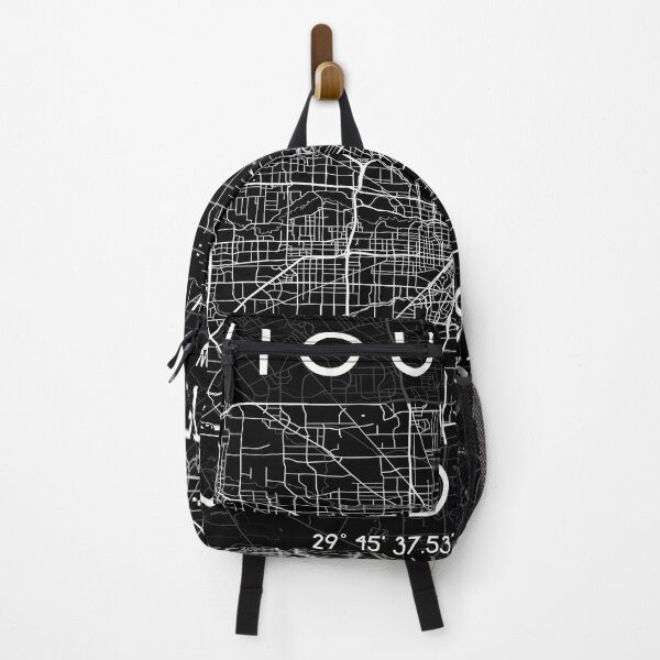 Item preview, HOUSTON TEXAS MAP MONOCHROME BLACK designed and sold by lukas69graphic.