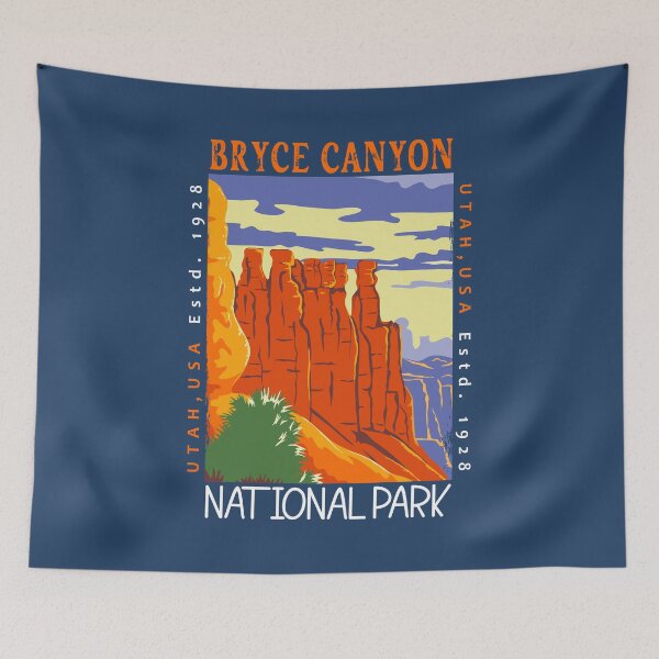 Item preview, Bryce Canyon National Park Utah Distressed designed and sold by KrisSidDesigns.
