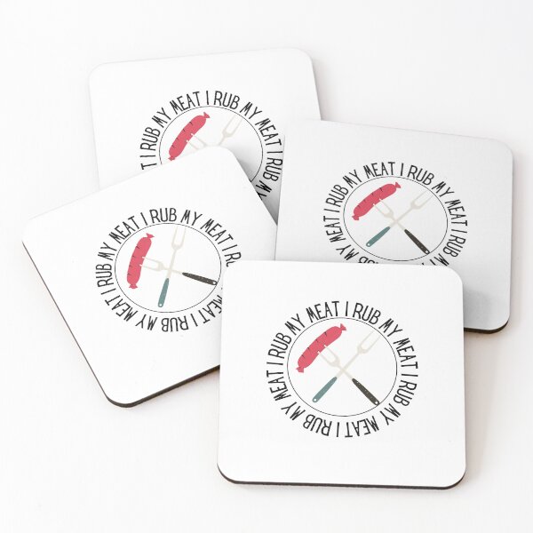 Item preview, I Rub My Meat Grilling designed and sold by BookOfE.