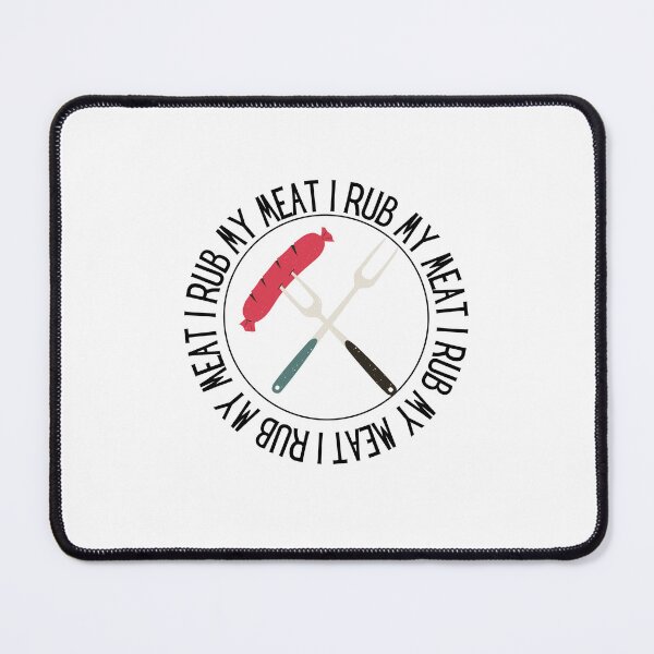 Item preview, I Rub My Meat Grilling designed and sold by BookOfE.