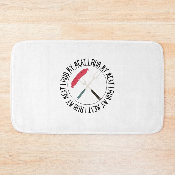 Item preview, I Rub My Meat Grilling designed and sold by BookOfE.