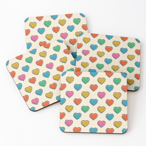 Item preview, Teamwork hearts - light background designed and sold by pakanta.